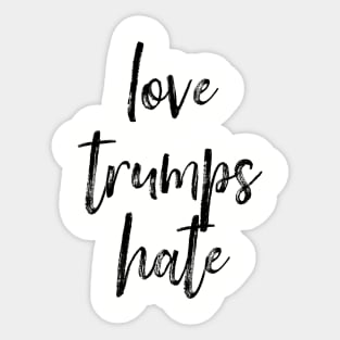 Love Trumps Hate Sticker